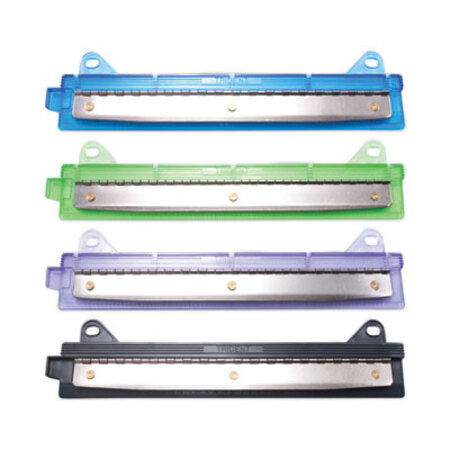 McGill™ 6-Sheet Trident Binder Punch, Three-Hole, 1/4" Holes, Assorted Colors - Each - AVT-MCG600AS-EA