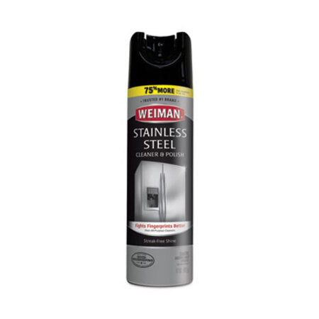 WEIMAN® Stainless Steel Cleaner and Polish, 17 oz Aerosol Spray - Each - WMN-49-EA