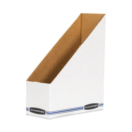 Bankers Box® Stor/File Corrugated Magazine File, 4 x 9.25 x 11.75, White, 12/Carton - CT/1 - FEL-10723-CT