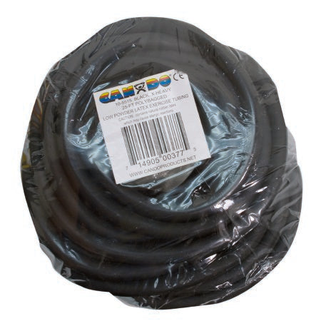 Fabrication Enterprises Exercise Resistance Tubing CanDo® Low Powder Black 25 Foot Length X-Heavy Resistance - Each - 10-5515-EA