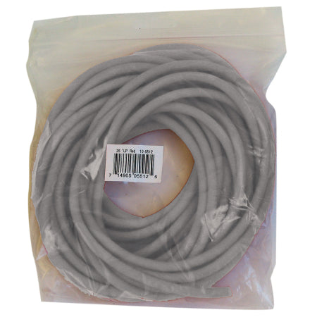 Fabrication Enterprises Exercise Resistance Tubing CanDo® Low Powder Silver 25 Foot Length 2X-Heavy Resistance - Each - 10-5516-EA