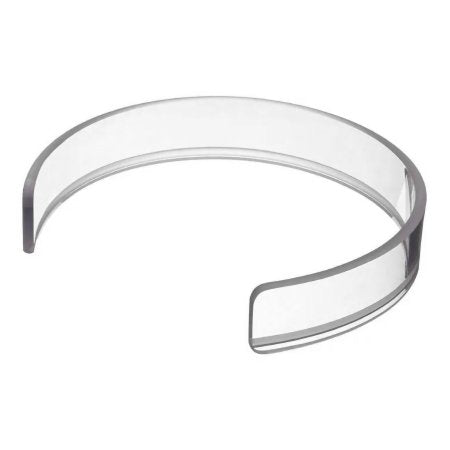 Patterson Medical Supply Plate Guard Large, Clear, Plastic Food Guard - Pack of 25 - 111525-PK