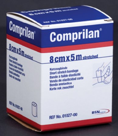Alimed Compression Bandage Comprilan® 4 Inch X 5-1/2 Yard Clip Detached Closure Tan NonSterile Standard Compression - Each - 2970005567-EA