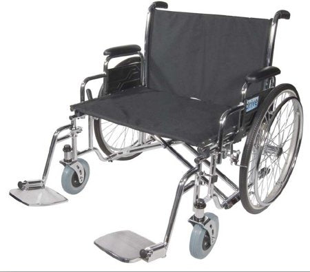 Drive Medical Bariatric Wheelchair drive™ Sentra EC Full Length Arm Black Upholstery 28 Inch Seat Width Adult 700 lbs. Weight Capacity - Case of 1 - STD28ECDFA-CS