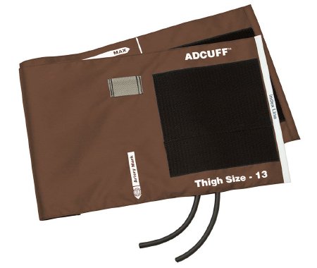 American Diagnostic Corp Reusable Blood Pressure Cuff Adcuff™ 40 to 66 cm Leg Nylon Cuff Thigh Cuff - Each - 845-13TBR-2-EA