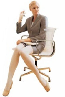 BSN Medical Compression Stocking JOBST® Opaque Thigh High Small Honey Open Toe - Pair - 115472-PR