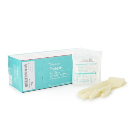 Cardinal Surgical Glove Protexis™ PI Classic Size 6.5 Sterile Polyisoprene Standard Cuff Length Smooth Ivory Not Chemo Approved - Case of 200 - 2D72PL65X-CS