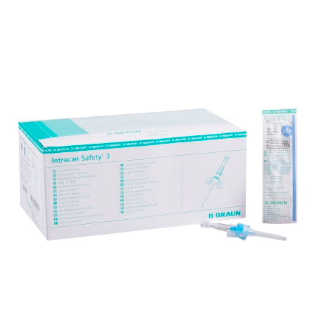 B. Braun Closed IV Catheter Introcan Safety® 3 22 Gauge 1 Inch Sliding Safety Needle - Each - 4251128-02-EA