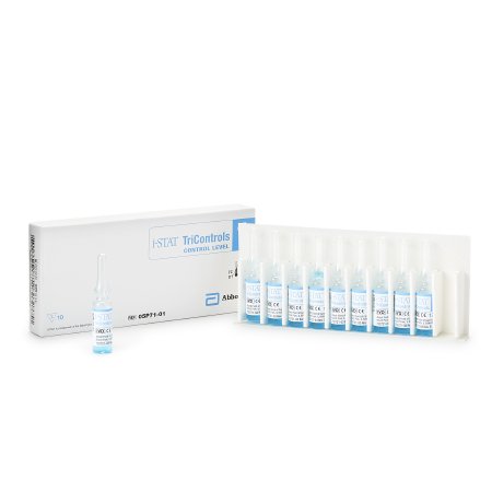 Abbott Point of Care Control i-STAT® Tricontrols Sodium / Potassium Level 1 1.7 mL - Each - 05P7101-EA