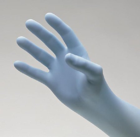 Innovative Healthcare Corp Exam Glove NitriDerm® Ultra Blue Small NonSterile Nitrile Standard Cuff Length Fully Textured Light Blue Chemo Tested / Fentanyl Tested - Case of 1000 - 157100-CS