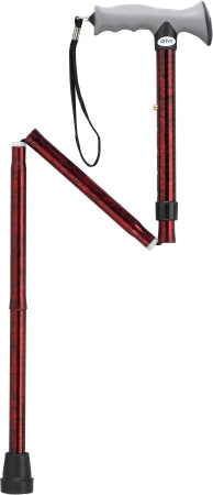 Drive Medical Folding Cane drive™ Aluminum 33 to 37 Inch Height Black - Case of 6 - RTL10370BK-CS