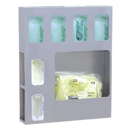 Omnimed Hygiene Dispensing Station Wall Mount 26 H X 21 W X 4.5 D Inch Stainless Steel - Each - 307000-EA