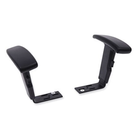 Alera® Optional Height-Adjustable T-Arms for Alera Essentia and Interval Series Chairs, Black, 2/Set - Pair - ALE-IN49AKA10B-PR