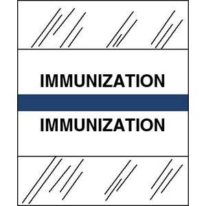Tabbies Index Tab 1/2 X 1-1/4 Inch Immunization - Pack of 100 - 54558-PK