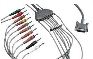 Respironics Power Pulse Oximeter Cable 72 Inch, Leadwires, Domestic For M1770A ECG Machine - Each - 1075232-EA