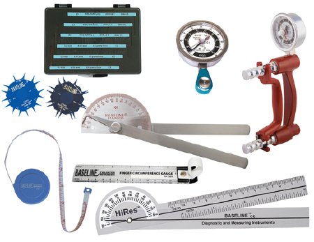 Fabrication Enterprises Baseline® Hand Evaluation Set 8 Piece Set - Each - 12-0126-EA