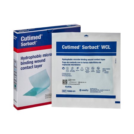 BSN Medical Antimicrobial Wound Contact Layer Dressing Cutimed® Sorbact® WCL Square Sterile - Each - 7266201-EA