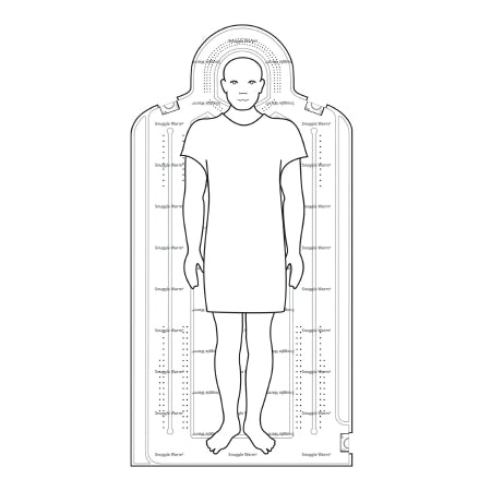 Smiths Medical ASD, Inc. Forced Air Warming Blanket Snuggle Warm® 40 W X 80 Inch NonWoven - Box of 10 - SWU-2013-BX