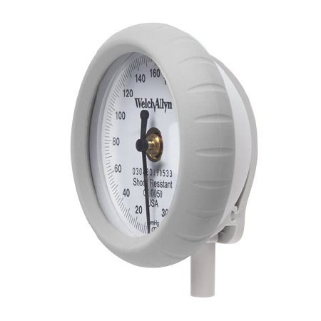 Welch Allyn Guage with Integrated Adapter Gear Free, Shock Resistant For DuraShock DS44 Pocket Aneroid Sphygmomanometer - Each - DS44A-EA