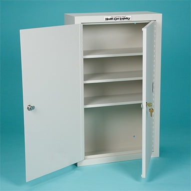 Health Care Logistics Narcotic Cabinet 20 Gauge Steel 3 Shelves 2 Locks - Each - 3886-EA