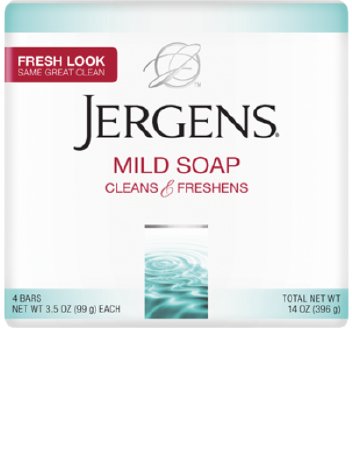 KAO Brands Soap Jergens® Bar 3.5 oz. Individually Wrapped Scented - Pack of 4 - 01910000351-PK