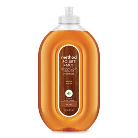 Method® Squirt + Mop Wood Floor Cleaner, Almond Scent, 25 oz Squirt Bottle - Each - MTH-00562-EA