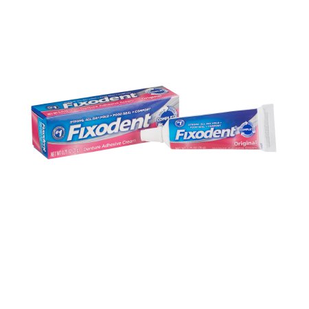 Procter & Gamble Denture Adhesive Fixodent® Original Cream 0.75 oz. - Each - 00076660300378-EA