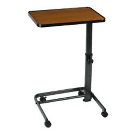 Mabis Healthcare Overbed Table Tilt-Top 25-1/2 to 38-1/2 Inch Height Range - Each - 553-4056-0400-EA