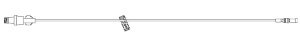 ICU Medical IV Extension Set LifeShield® Needle-Free Port 7 Inch Tubing Without Filter NonSterile - Case of 50 - 1492928-CS