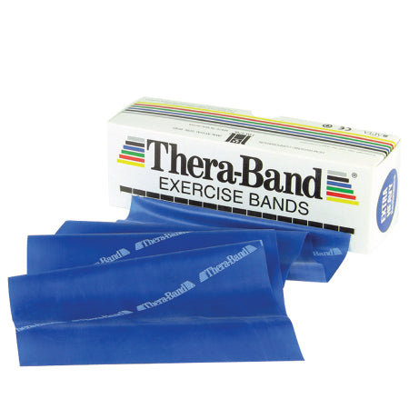 Fabrication Enterprises Exercise Resistance Band TheraBand® Blue 5 Inch X 6 Yard Heavy Resistance - Each - 10-1003-EA