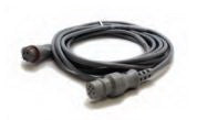 Mindray USA Interface Connection Cable 4mm dia. X 12.8 Foot, Gray, TPU Jacket, Transducer, BD Proximal Connector, Round, Female 6-Pin Connector, Keyed Distal Connector For Trio, Passport 2, Spectrum, Spectrum OR Patient Monitor - Each - 0012-00-1245-EA