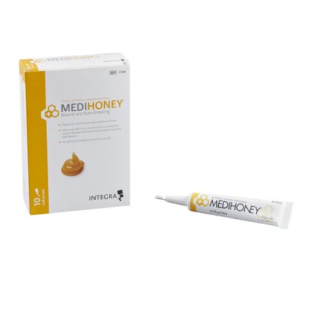 McKesson Honey Wound and Burn Dressing MEDIHONEY® 0.5 oz. Paste - Box of 10 - 31505-BX