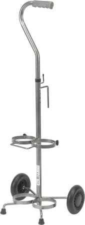 Drive Medical Drive™ Dual Oxygen Cylinder Cart Size D / E - Case of 2 - 13001SV-2-CS