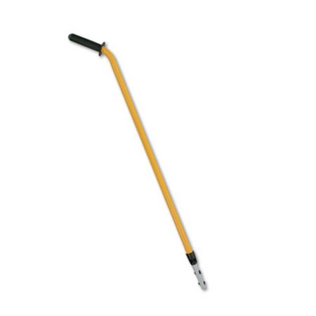Rubbermaid® Commercial HYGEN™ HYGEN 48-72" Quick-Connect Ergo Adjustable Handle, Black/Yellow - Each - RCP-Q760-EA