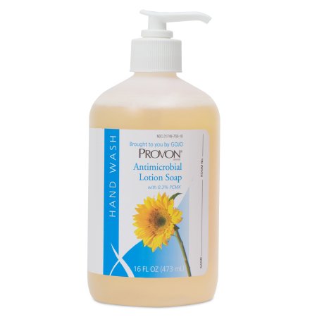 GOJO Antimicrobial Soap PROVON® Lotion 16 oz. Pump Bottle Citrus Scent - Case of 12 - 4303-12-CS