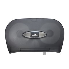 Georgia Pacific Toilet Tissue Dispenser Georgia-Pacific Translucent Smoke Manual 2 Rolls Wall Mount - Case of 1 - 59206-CS