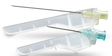 Terumo Medical Safety Hypodermic Needle SurGuard3™ 1-1/2 Inch Length 20 Gauge Regular Wall Hinged Safety Needle - Case of 800 - SG3-2038-CS