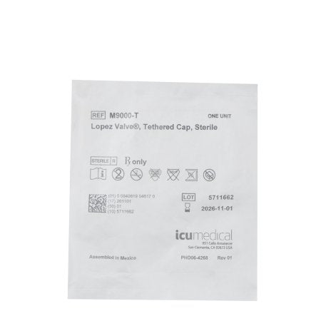 ICU Medical Closed Enteral Tube Valve Lopez Valve® Sterile - Case of 50 - M9000-T-CS