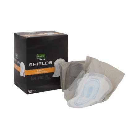 Kimberly Clark Bladder Control Pad Depend® Shields for Men 5-1/2 X 12 Inch Light Absorbency Sodium Polyacrylate Core One Size Fits Most - Case of 174 - 35641-CS