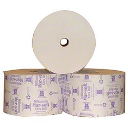 Lagasse Toilet Tissue Morcon White 2-Ply Standard Size Cored Roll 1250 Sheets 4 X 4-1/2 Inch - Case of 24 - MORM250-CS