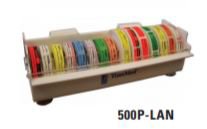 Precision Dynamics Label Dispenser Custom Time® 3-1/2 X 12-1/2 Inch Desktop Manual Pull Whte Plastic For use with Ansesthesia Tape and Labels - Each - 500P-LAN-LBL-EA