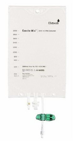 Baxter EVA Empty Bag Exactamix 500 mL - Case of 50 - H938738-CS