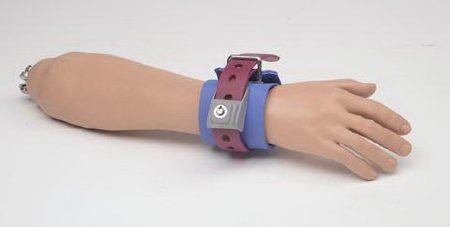 Humane Restraint Locking Wrist Restraint One Size Fits Most L-300 Lock - Pair - WA-501-POLY-PR