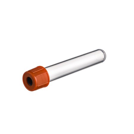 Greiner Bio-One VACUETTE® Multiplex Secondary Tube Round Bottom Plain 13 X 75 mm 5 mL Orange Screw Cap Polypropylene Tube - Bag of 500 - 459001-BG