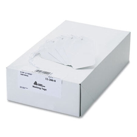 Avery® Medium-Weight White Marking Tags, 3.25 x 1.94, 1,000/Box - Box of 1 - AVE-12200-BX