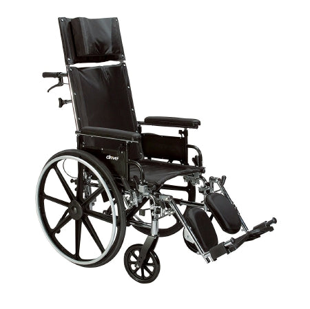 Drive Medical Lightweight Wheelchair drive™ Viper Plus GT Dual Axle Full Length Arm Black Upholstery 16 Inch Seat Width Adult 300 lbs. Weight Capacity - Each - PLA416RBDFA-EA