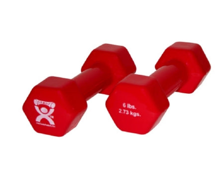 Fabrication Enterprises Dumbbell Hexagon Heads CanDo® 6 lbs. - Each - 10-0555-EA