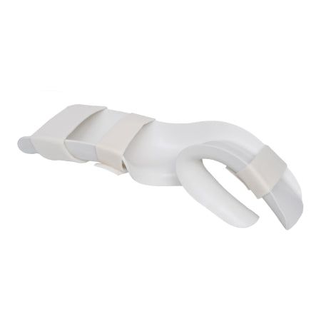 Patterson Medical Supply Functional-Position Hand Splint with Strapping Rolyan® Preformed Thermoplastic Right Hand Beige Small - Each - A31226-EA