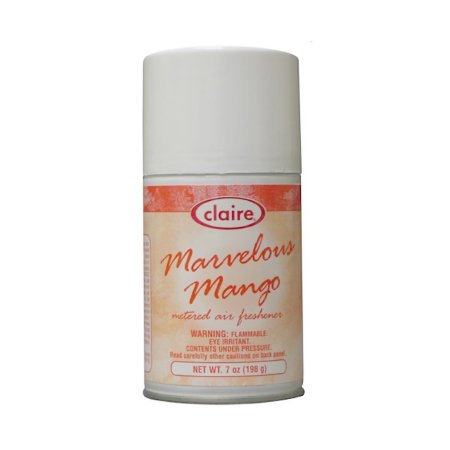 RJ Schinner Co Air Freshener Claire® Metered Air Gas 10 oz. Can Mega Mango Scent - Case of 12 - CL116-CS