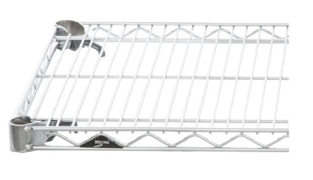 Intermetro Industries Single Wire Shelf Super Erecta® Super Adjustable 2™ One Shelf Corner Release System 14 X 30 Inch Silver - Each - A1430NC-EA